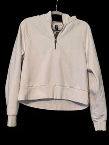 Vuori White Restore Half Zip Hoodie •Women S• 1/2 Zip Pullover Sweatshirt VW288 - Picture 1 of 7