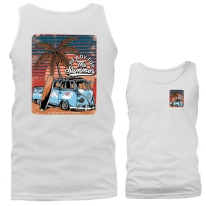 Ready For the Summer Classic Vintage Custom Vehicle Car Automobile Tank Top - Picture 1 of 8