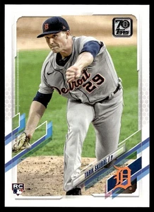 Tarjeta de novato Topps Tarik Skubal RC SP 2021 - Imagen 1 de 2