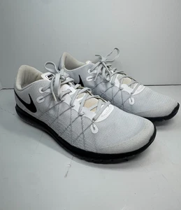 Scarpe sneakers Nike Flex Fury 2 uomo running allenamento misura 10,5 bianco nero - Foto 1 di 8