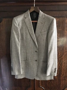 Chaqueta Blazer Abrigo Deportivo Chester Barrie Savile Row Lana Seda Lino UK40R EU50R - Imagen 1 de 13