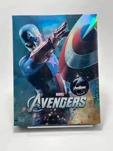 New! Avengers Novamedia Captain America FS 3D Blu-ray Steelbook Marvel Rare OOP - Picture 1 of 6