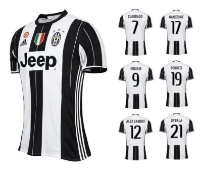 Maglia Adidas Juventus Torino 2016-2017 Home I JUVE Coppa Scudetto +numero giocatore - Immagine 1 di 4