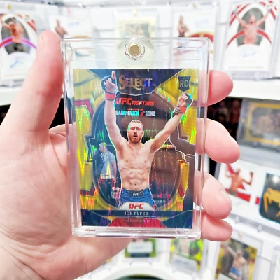 2023 Panini Select UFC Joe Pyfer Gold Flash  /10 Rookie Concourse RC - Image 1 of 4