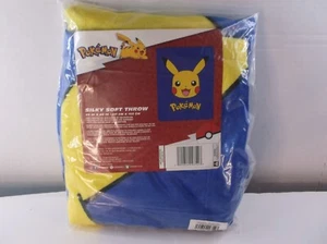 Northwest Pokemon Burst Pika Silk Touch Throw Blanket, 46" x, 60" New in Package - Picture 1 of 2