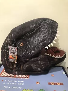 Jurassic World T-Rex Dinosaur Oversized Halloween Plush Mask Brand New - Picture 1 of 5
