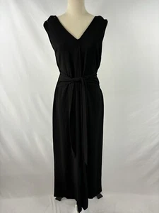 ASTR the Label Jumpsuit Schwarz Medium Cropped Ärmellos Taschen Weites Bein - Bild 1 von 8