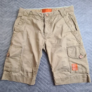 Superdry Cargo Shorts Khaki Beige Mens Size Size Large Check Sizing and Photos - Picture 1 of 16