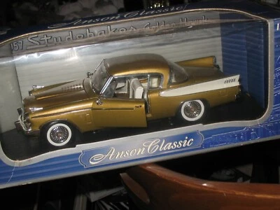 Anson Classics 1957 Studebaker Golden Hawk 1/18 Diecast - Image 1 of 4