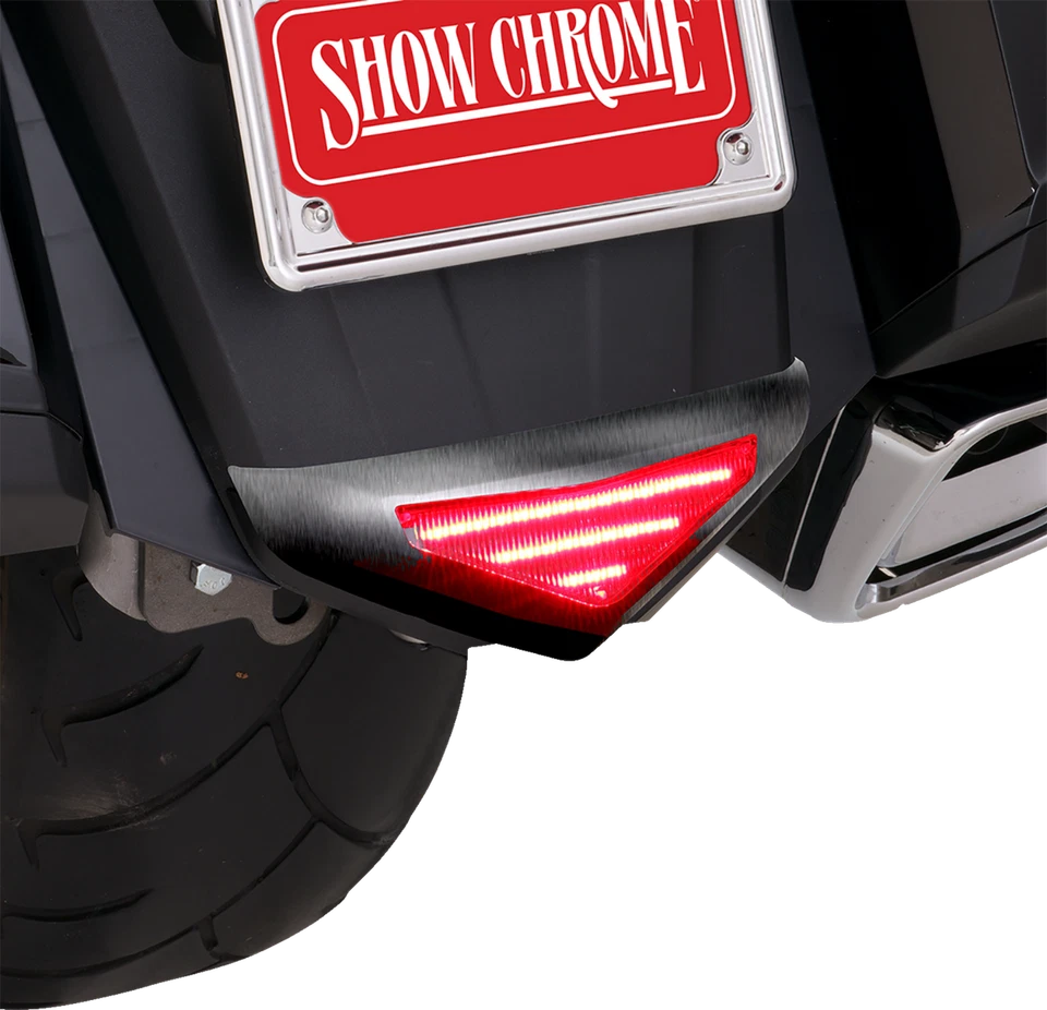Show Chrome Lower Trim Light - Rear Fender - Chrome - Gl1800 52-972 - Image 1 of 1