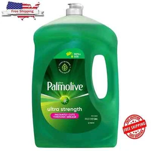 Palmolive Ultra Strength Liquid Dish Soap, Original Green - 70 Fluid Ounce NEW - Picture 1 of 5