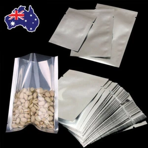 Mylar Aluminum Foil Vacuum Sealer Pouches - Food Grade Heat Seal Sachet Bags - Picture 1 of 11