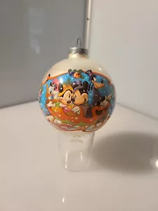 Vintage 1988 Disney "Warmer Winterritt" Glaskugel Sammler Ornament - Bild 1 von 6
