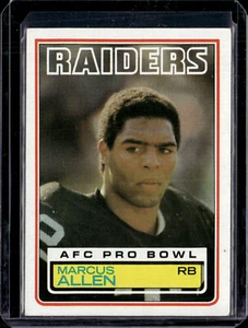 1983 Topps #294 Marcus Allen AFC Pro Bowl Rookie RC Raiders (HOF) EX - Picture 1 of 2