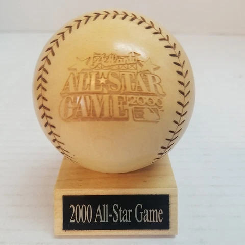 GFG Inc. MLB All Star Game ENGRAVED WOODEN Baseball; 2000 Atlanta; Limited Editi Cover