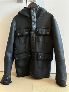 J Lindeberg Men’s Overton Shearling Coat XL Retails: $2247 - Picture 1 of 14