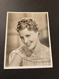 JEANETTE MACDONALD ORIGINAL 8 X 10 SCHWARZWEISS FOTO - wunderschönes Bild - Bild 1 von 3