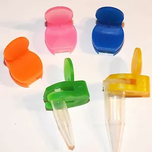 5x Sefety Lock para tubos de centrífuga de microcentrífuga Sellado de ebullición seguro del congelador - Imagen 1 de 1