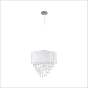 2 X Lexi Lighting Delia Chandelier - White - Picture 1 of 9