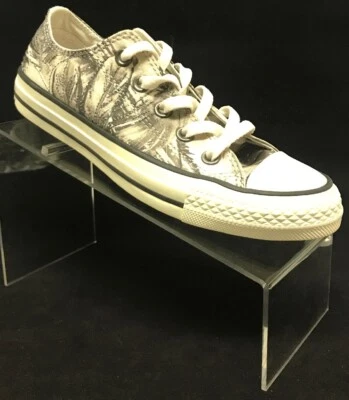 CONVERSE ALL STAR  SNEAKER 559864C EMBROIDERED SATIN FLORAL BLACK WOMEN'S 6 - Image 1 of 2