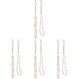 4 Pack Handy Kette Damen Handykette Mit Perlen Perlenbesetzter Handyanhänger - Zdjęcie 1 z 12