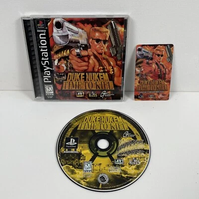 Duke Nukem Time to Kill PlayStation 1 PS1 Complete Collector's Edition Hint Card - Image 1 of 4