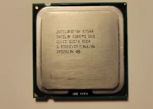 Used - Intel Core 2 Duo E7500 2.93Ghz 2-Core LGA775 Processor CPU - Picture 1 of 2