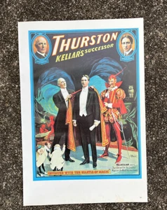 Insegna Poster Successore di Thurston Kellar Mago Diavolo, Stampa Halloween - Foto 1 di 4