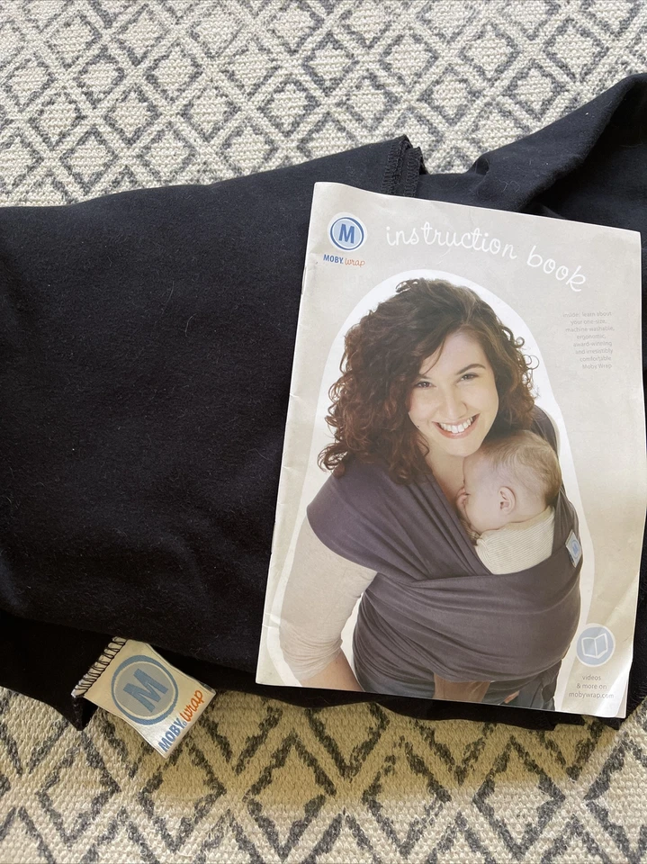 Moby Wrap Black Baby Sling/Wrap NWOT - Image 1 of 4
