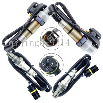4pcs o2 Oxygen O2 Sensor 1 & 2 Upper + Undder For 2010-2019 BMW X5 X6 V8 4.4L - Image 1 of 4