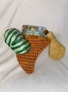 Bark Box HOME FUR THANKSGIVING Outta Your Gourd NEU! M L mehrteiliges Hundespielzeug - Bild 1 von 4