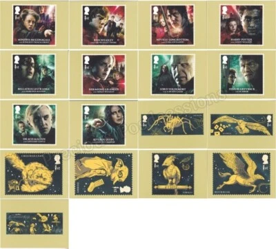 GB MNH MINT PHQ CARD POSTCARDS NO  523 2023 HARRY POTTER - Image 1 of 2
