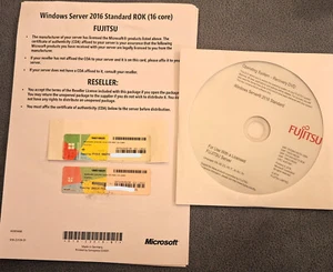 2 x Microsoft Windows Server 2016 Standard - 64-Bit - Fujitsu -Deutsch, Englisch - Bild 1 von 1