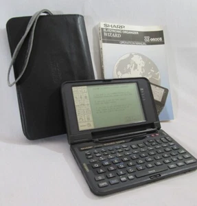 Sharp Wizard OZ-9600II Vintage Electronic Organizer 512kb w/ Stylus & Case WORKS - Photo 1 sur 14
