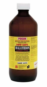 David Gray Malathion Garden Spray 500ml Aphids Mites Cabbage Moth Loppers - Picture 1 of 3