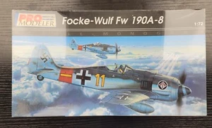 Pro Modeler Focke-Wulf Fw 190A-8 1/72 Scale Model Kit New in Box 140144 - Picture 1 of 3