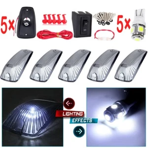 For 1990-91&1994-95&1997-98 Chevrolet K2500 5.0L 5x Smoke lens Cab Marker - Picture 1 of 15