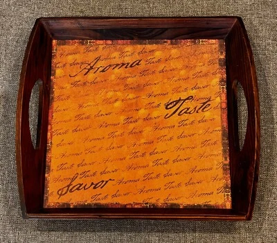 RARE ~ Tastefully Simple Serving Tray - Image 1 of 4