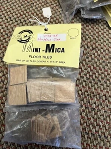 1 1/2 Confezioni Casa delle Bambole Miniatura Pavimento Piastrelle Copertura Pavimento 6X6 1:12 Rovere Nord - Foto 1 di 3