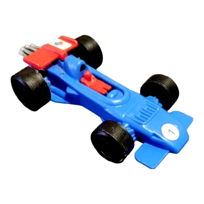 MACCHININA VINTAGE IN PLASTICA - ELF N°- ANNI 80 - Immagine 1 di 4