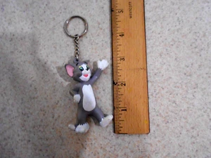 Vintage TOM & JERRY PVC Figures Cat MGM Turner 1992 Toy Applause Keychain - Picture 1 of 3