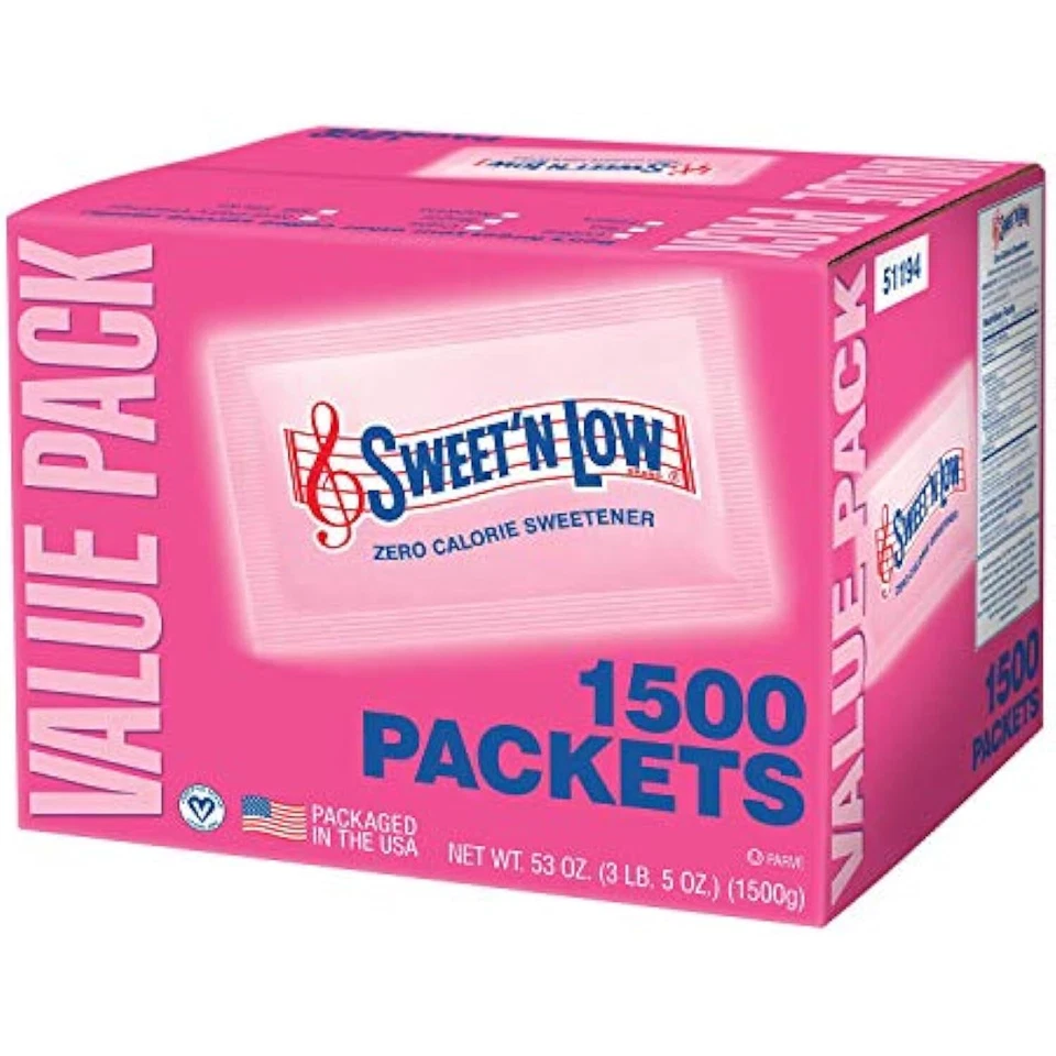 Sweet 'N Low Zero Calorie Sweetner - 1500 Packets (2 Pack) - Total 3000 - Image 1 of 1