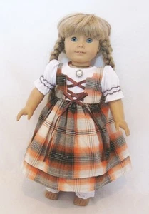 Doll Clothes 18" Doll Dress School Pioneer Fits American Girl Doll Kirsten - Picture 1 of 4