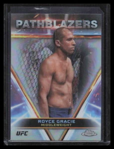 2024 Topps Chrome UFC #PTH-9 Royce Gracie Pathblazers - Picture 1 of 2