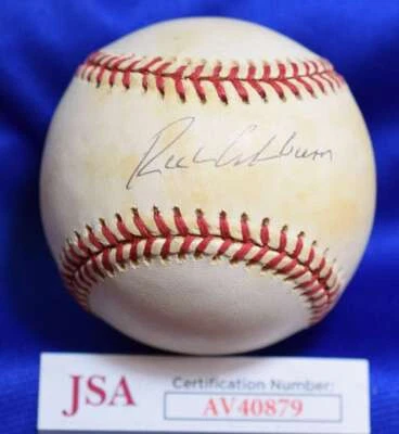 Richie Ashburn JSA COA Autographed National League Signed Baseball - Image 1 of 2