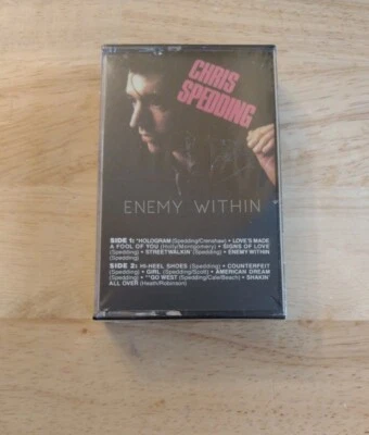 Chris Spending "Enemy Within" OPM Cassette Tape NEW SEALED  - Image 1 of 4