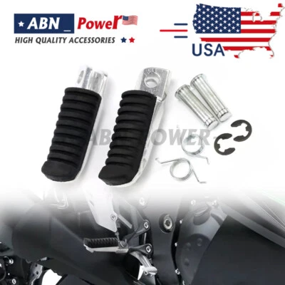 Rider Front Foot Pegs Adapters For KAWASAKI ER-6N NINJA 650R/1000 VERSYS KLE650 Foto 1 de 4