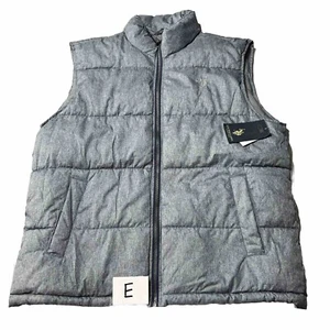 US Polo Assn Mens Full Zip Sleveless Puffer Vest Winter Jacket XL New With Tag - Picture 1 of 11