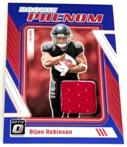 Bijan Robinson 2023 Panini Donruss Optic Rookie Phenom #RP-BR Blue Hyper - Foto 1 di 3