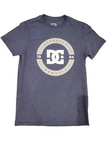 DC SHOES MENS MCMXI LOGO GRAY PREMIUM T SHIRT SHORT SLEEVES SZ SM - Picture 1 of 2
